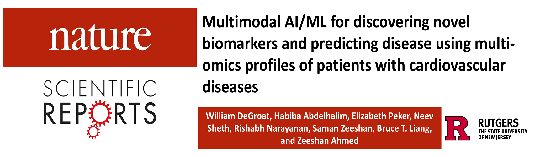 Multimodal AI/ML for discovering novel biomarkers