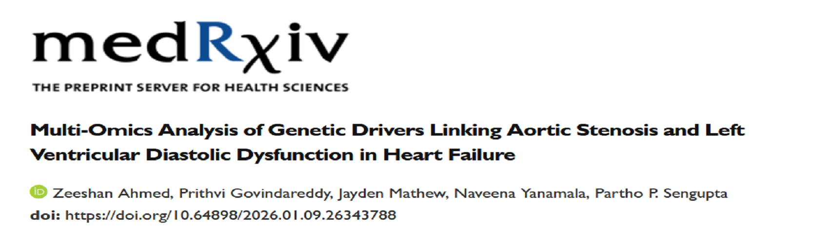 Multi-Omics Analysis of Genetic Drivers Linking AS and LVDD