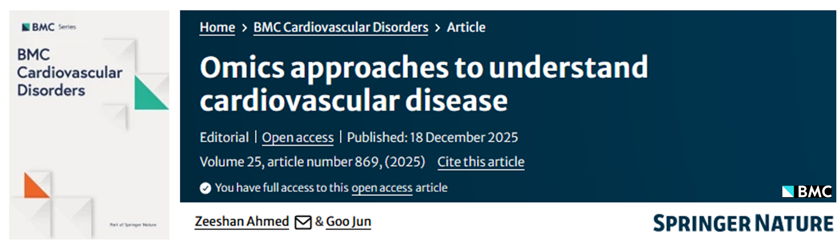 Omics approaches to understand cardiovascular disease
