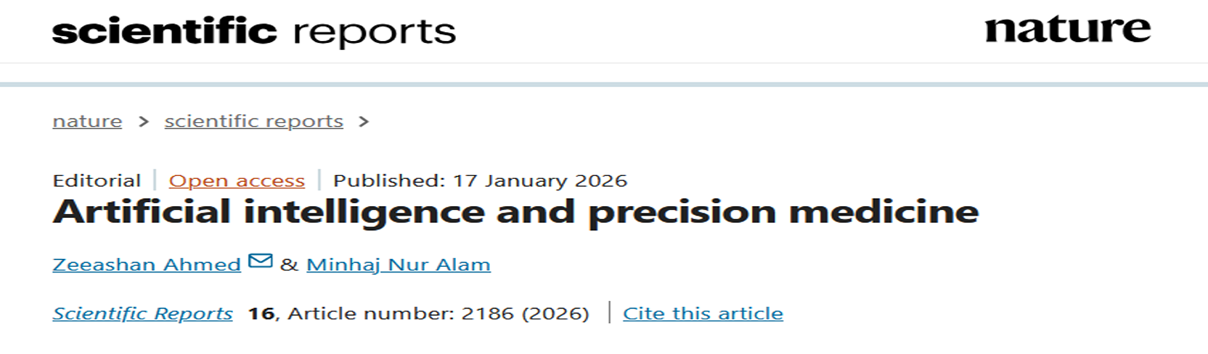 Artificial intelligence and precision medicine